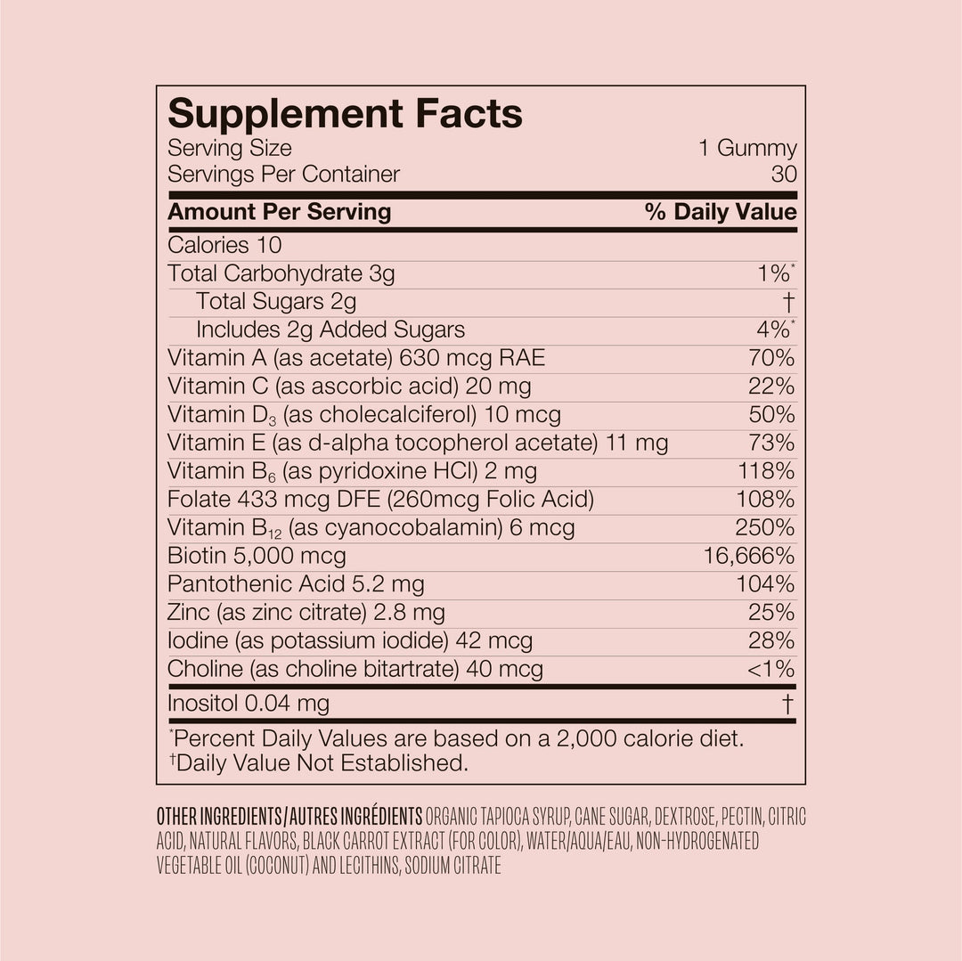 GRO Biotin Gummies for Hair Wellness®